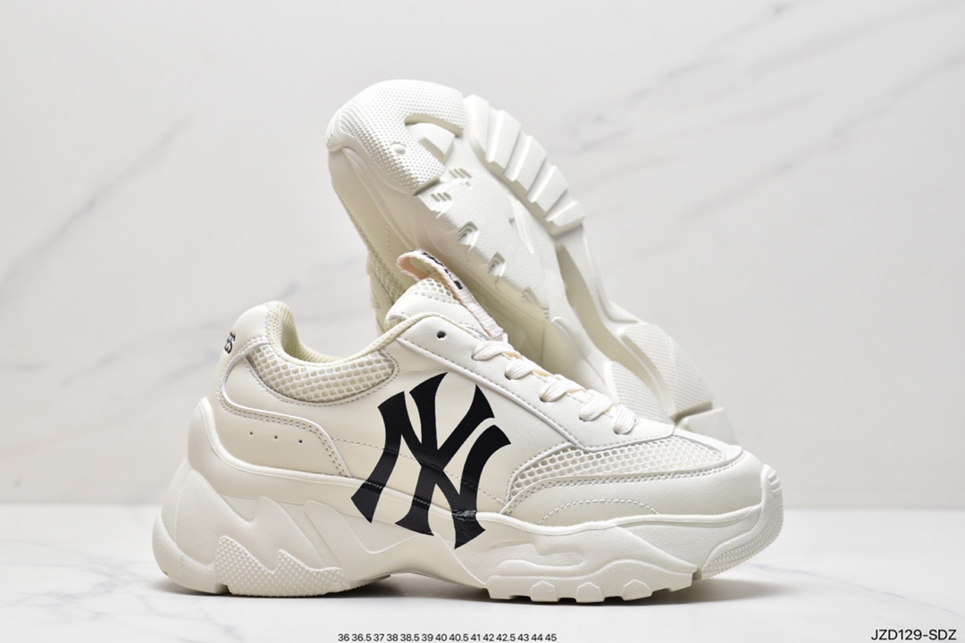 ”Korea Korea Limited, NY USA Rugby Yankees x MLB Bigball Chukky Lite Lite Thick Sole Daddy Thick Sole Casual Sports Jogging Shoes”