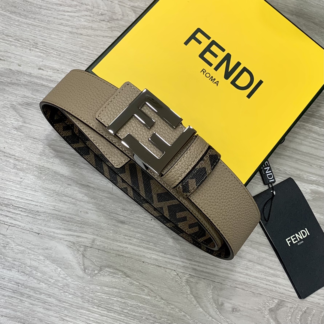 FENDI芬迪专柜同款宽4.0CM双