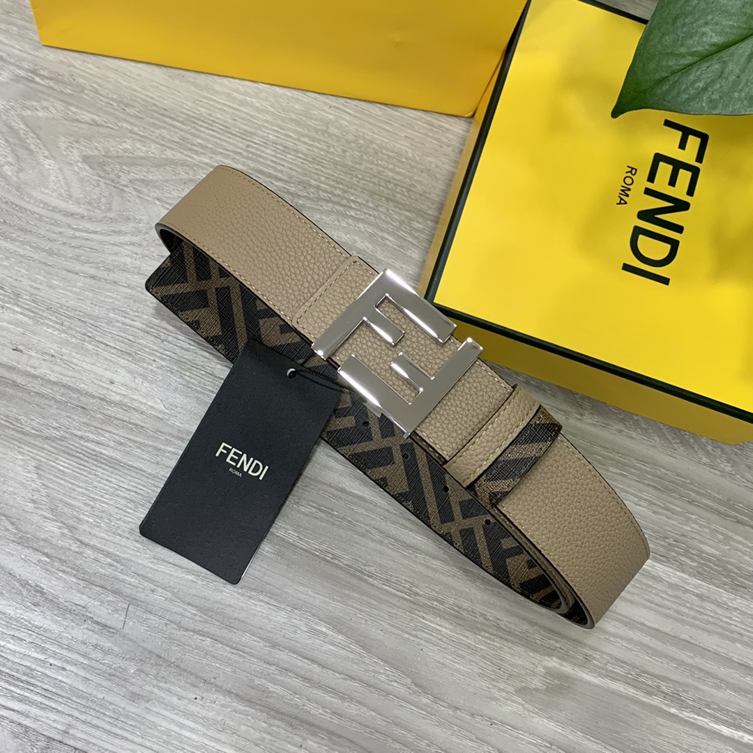 FENDI芬迪专柜同款宽4.0CM双