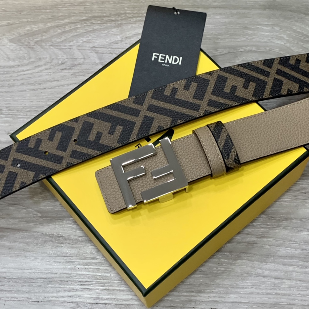 FENDI芬迪专柜同款宽4.0CM双