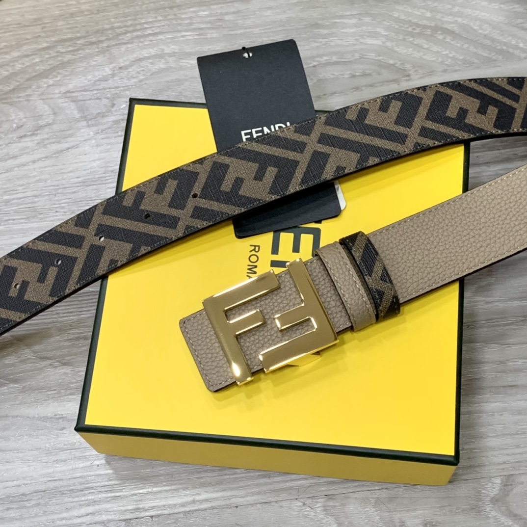 FENDI芬迪专柜同款宽4.0CM双