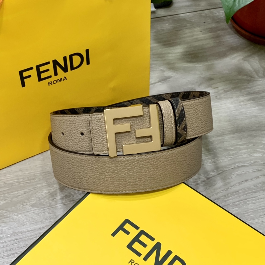 FENDI芬迪专柜同款宽4.0CM双