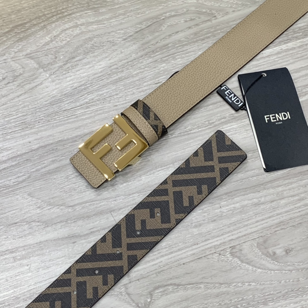 FENDI芬迪专柜同款宽4.0CM双