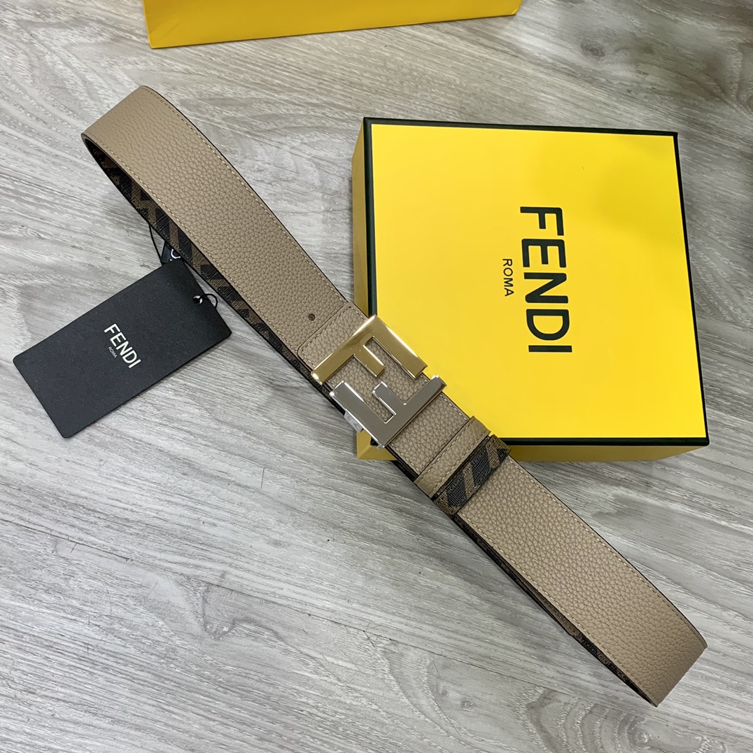 FENDI芬迪专柜同款宽4.0CM双