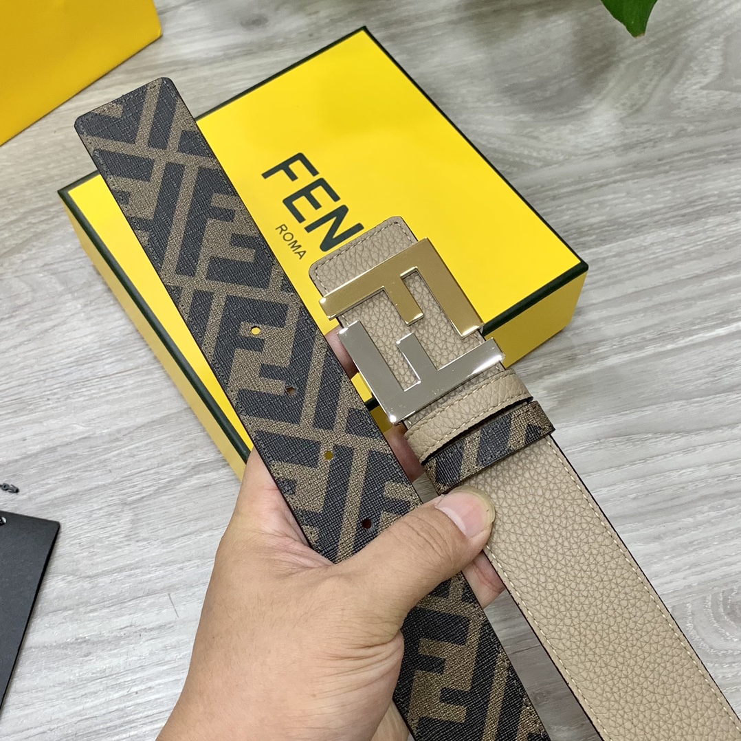 FENDI芬迪专柜同款宽4.0CM双