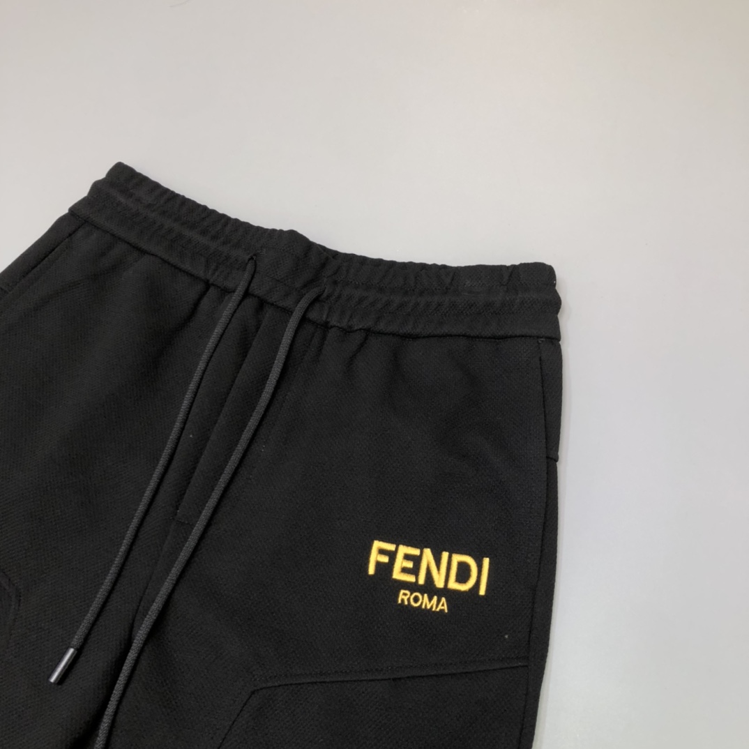 F*endi 字母logo标识休闲卫裤