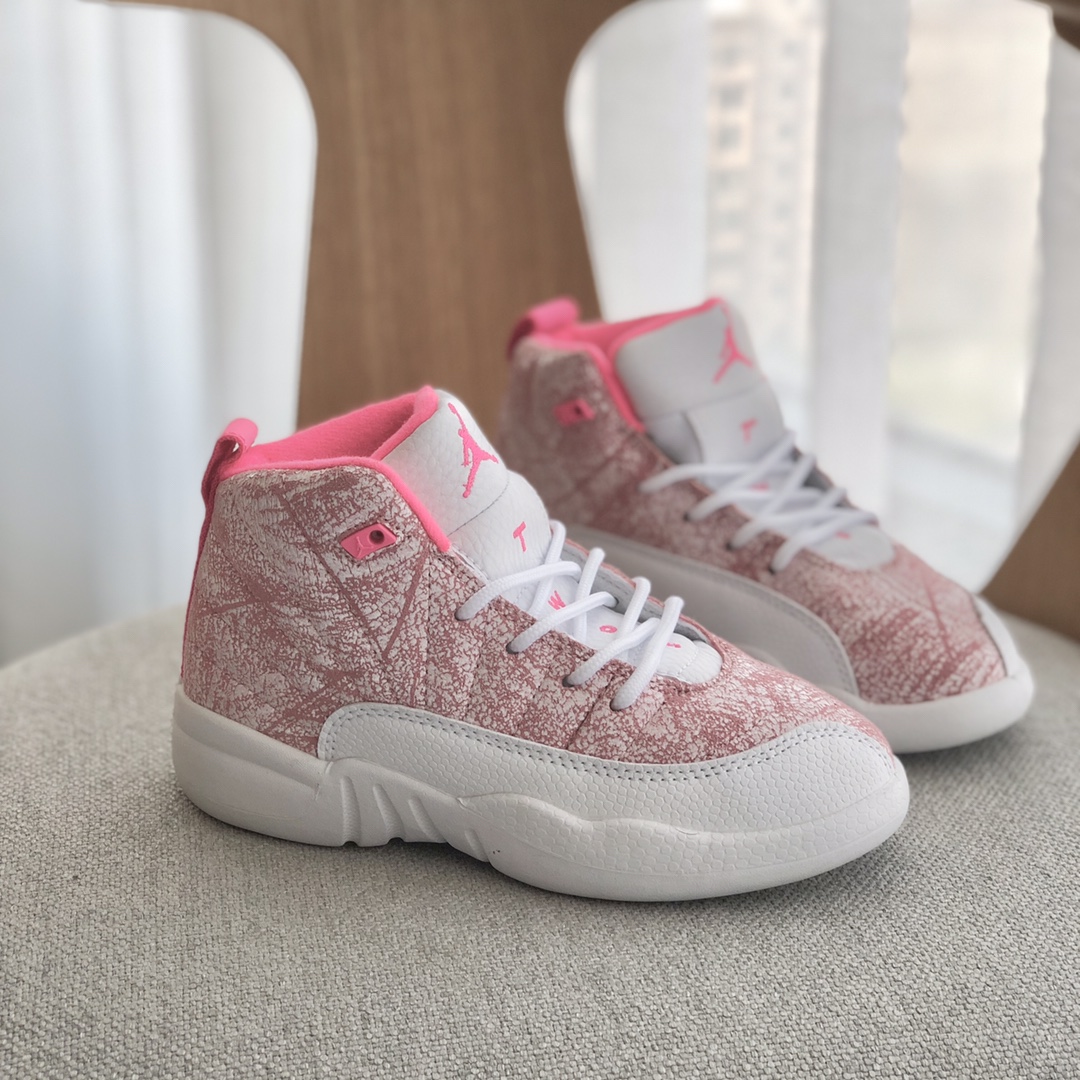 图片[2]-AJ12乔12童鞋26-37.5码 采用优质牛皮革材质，荔枝纹质感满满，鞋面放射性缝制工艺，穿起来超显腿长，无论怎么搭配，都时尚感爆棚！潮童必买鞋款❗️-选品中心