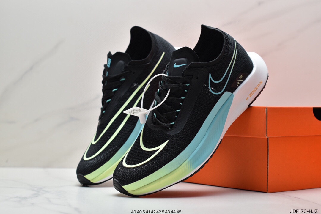 125 真标耐克Nike Zoomx Streakfly Proto 低帮跑步鞋 白黑橙 DH9275