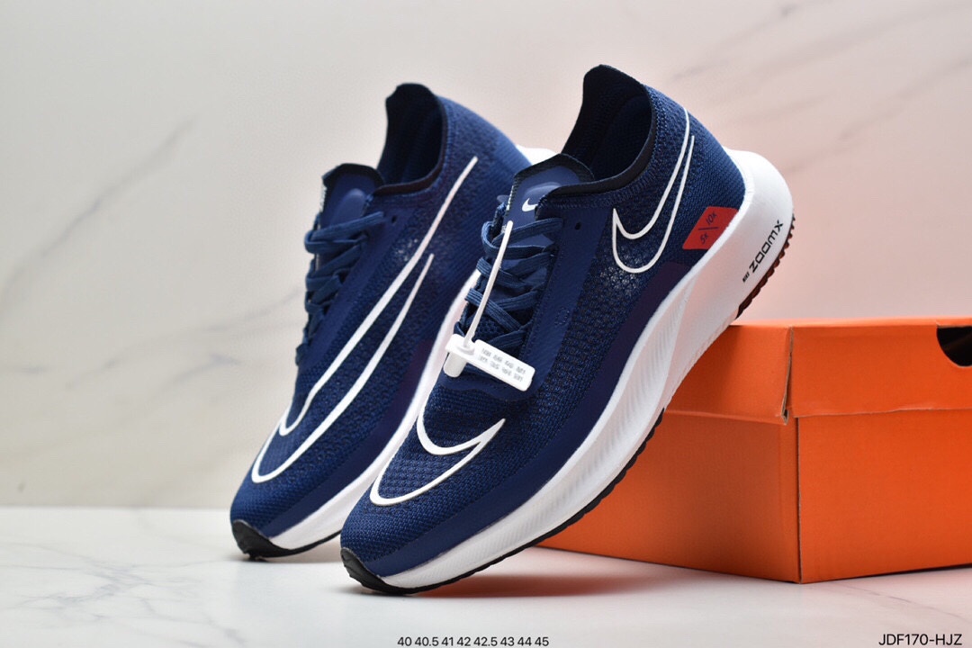 125 真标耐克Nike Zoomx Streakfly Proto 低帮跑步鞋 白黑橙 DH9275