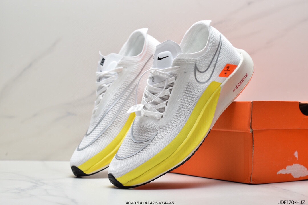 125 真标耐克Nike Zoomx Streakfly Proto 低帮跑步鞋 白黑橙 DH9275