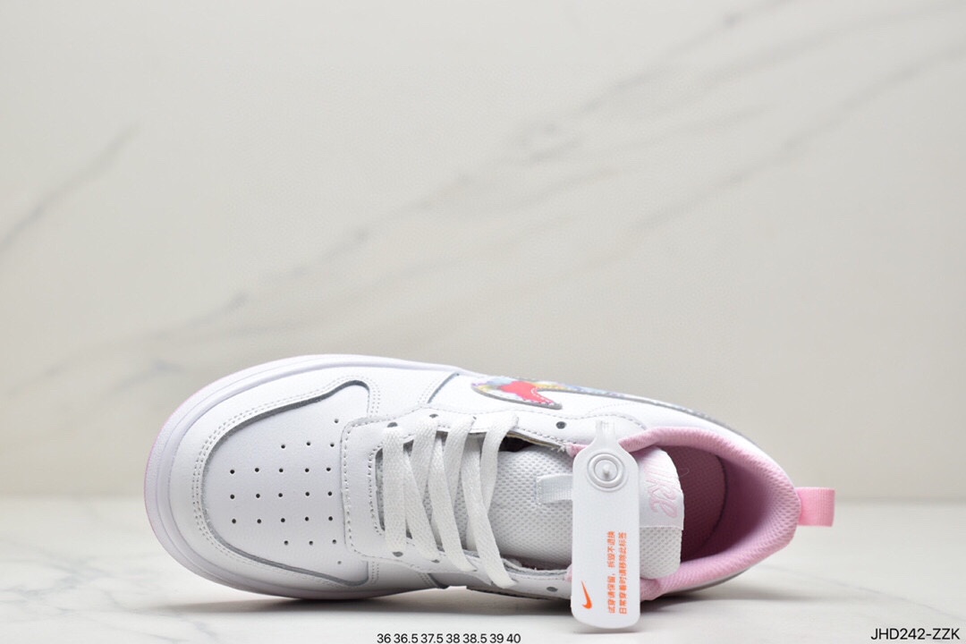 190 NK Court Borough Low 2学院系列休闲运动皮革板鞋 DM1216