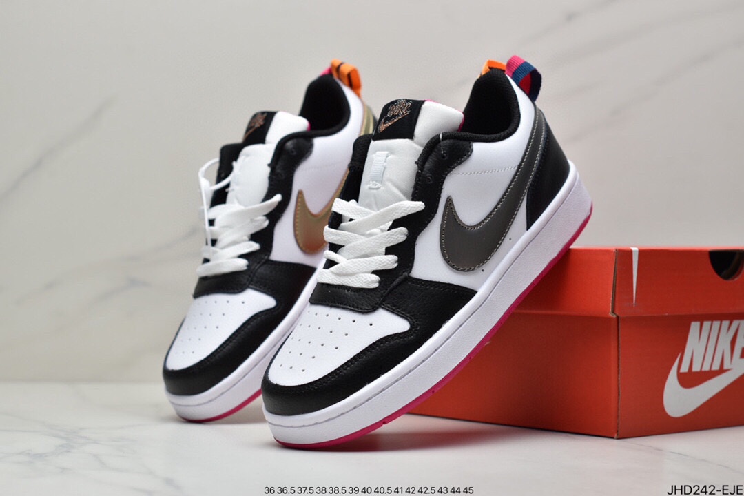 190  Court Borough Low 2学院系列休闲运动皮革板鞋 DM1216