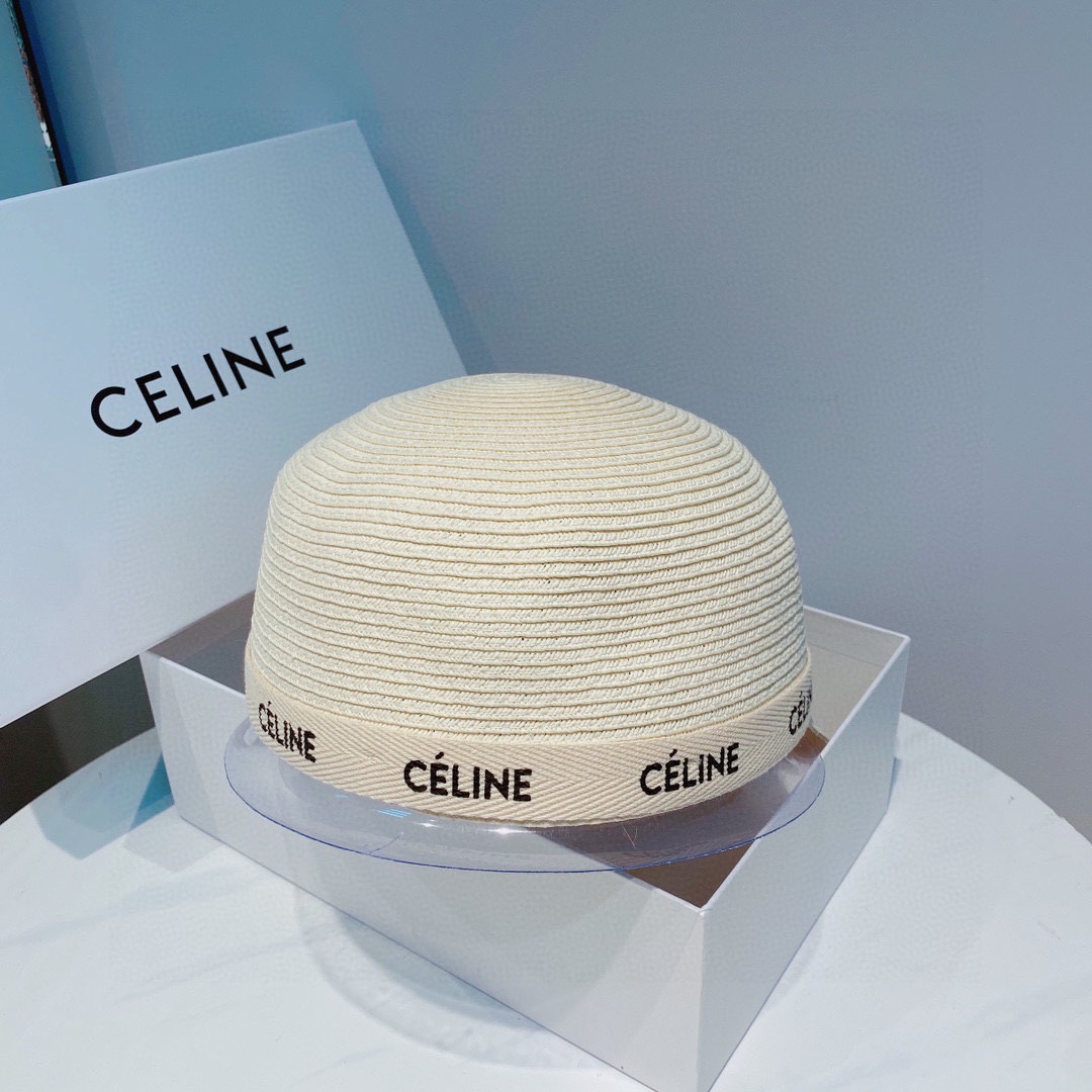 Celine赛琳鸭舌草帽