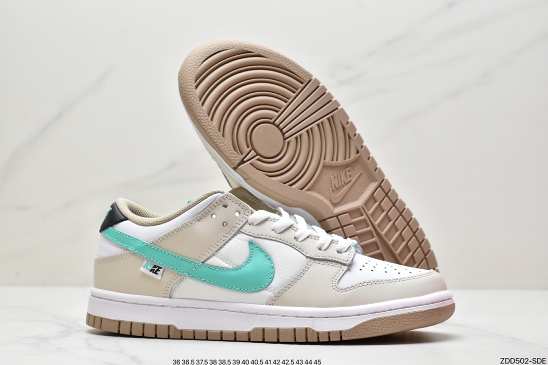 230 耐克Nike Dunk Low 白粉 粉色鞋扣 整双鞋采用白色色为主调DX6060-121