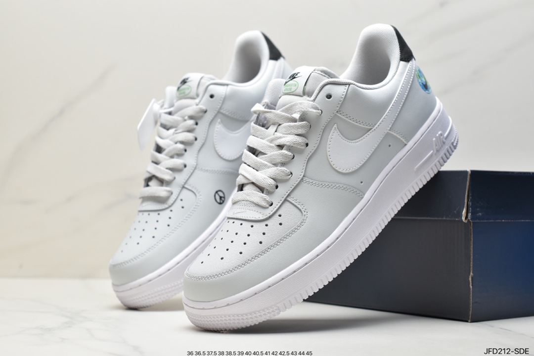 170  耐克Nike Air Force1 空军一号 白蓝 低帮休闲板鞋 DJ3911-101