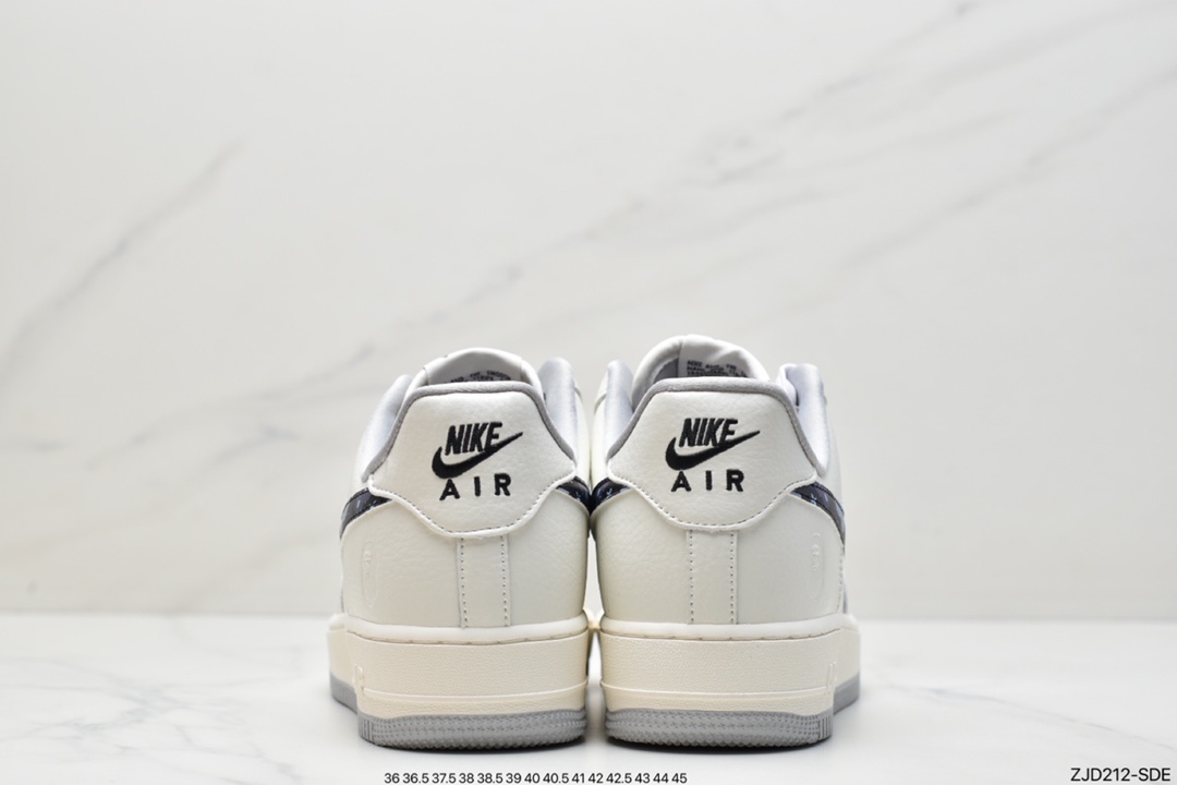 240  耐克Nike Air Force1 空军一号 白蓝低帮休闲板鞋 DJ3911-101