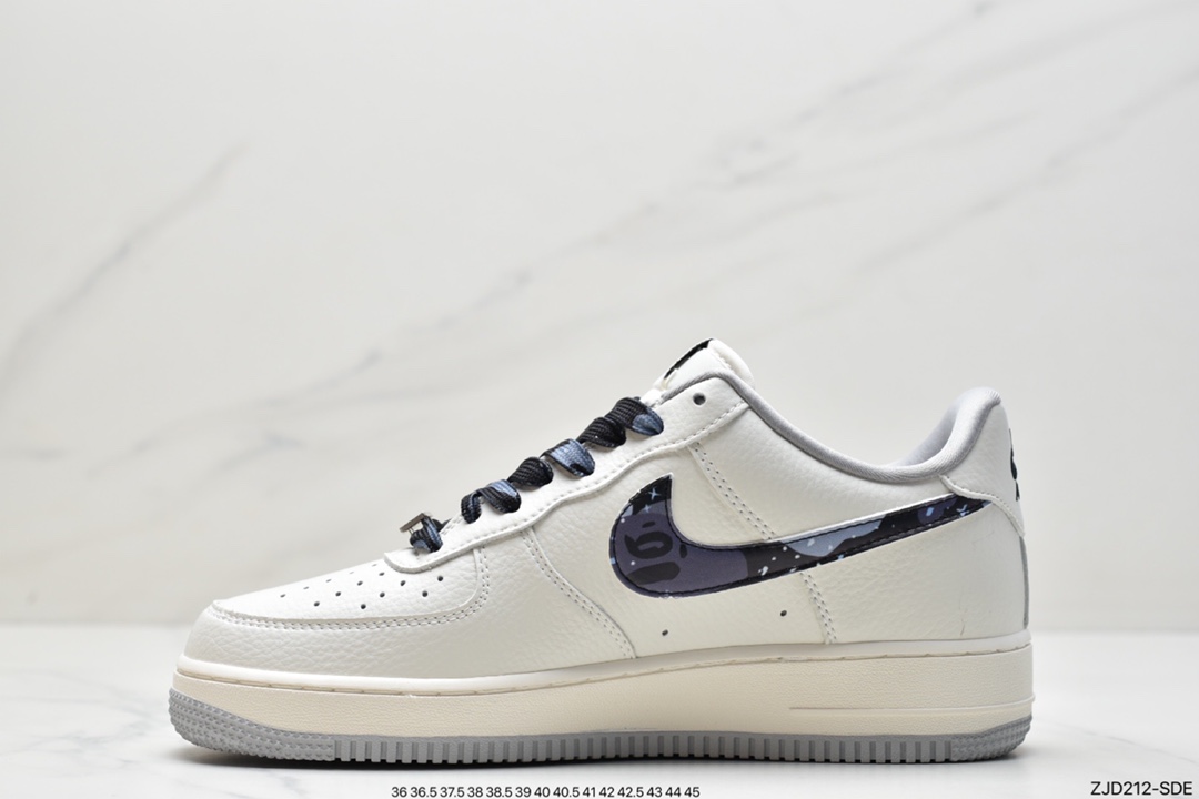 240  耐克Nike Air Force1 空军一号 白蓝低帮休闲板鞋 DJ3911-101