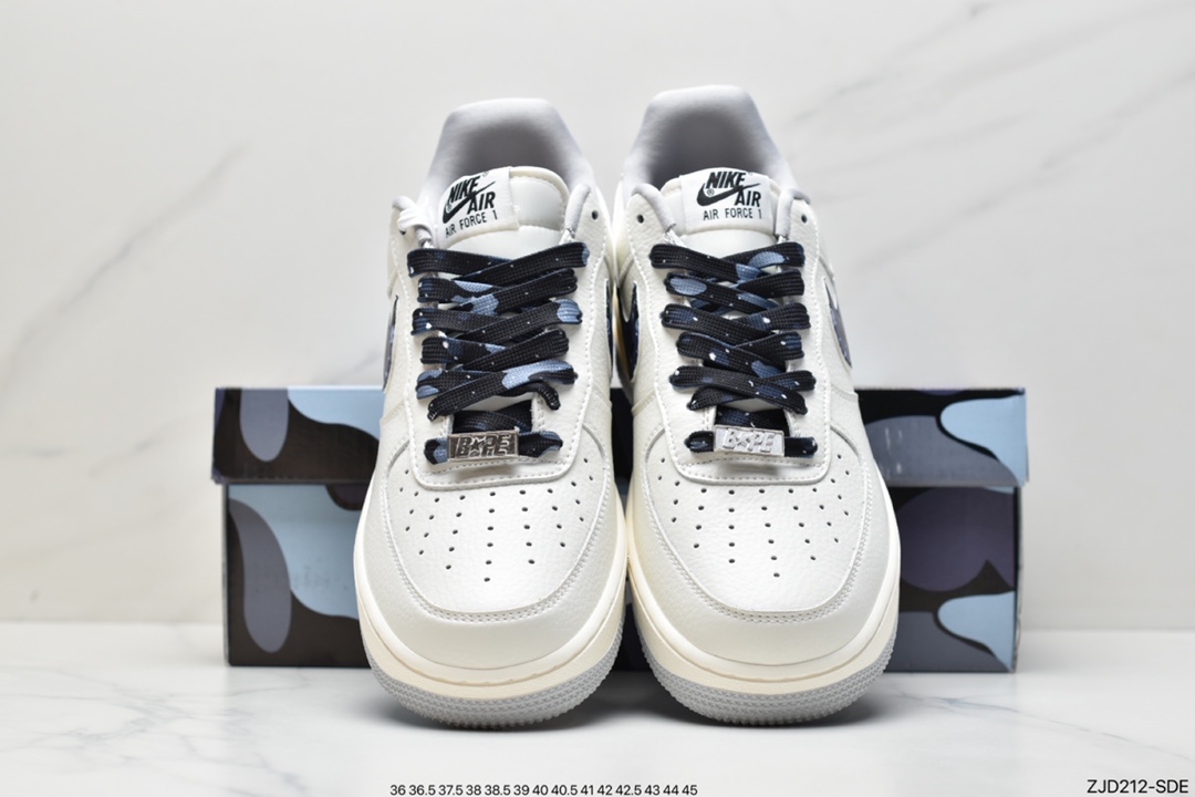 240  耐克Nike Air Force1 空军一号 白蓝低帮休闲板鞋 DJ3911-101