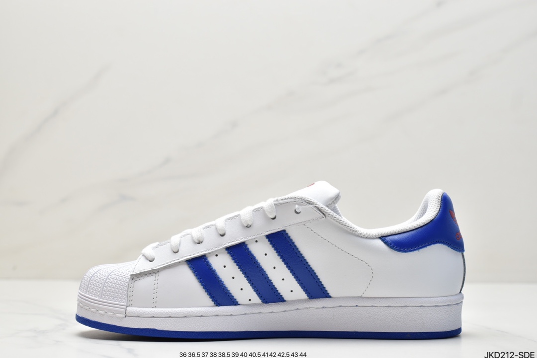 Adidas Clover Originals Superstar ”Sail/Green/Lace” Shell Head Series Low Top Classic All-match Casual Sports Sneakers GW4441