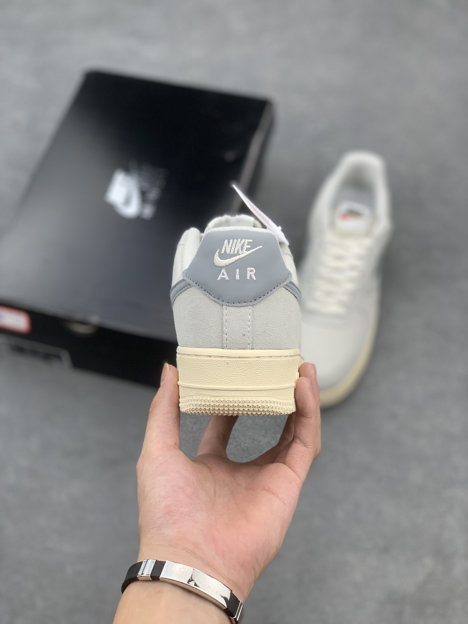 Nike Air Force 1 Low Grey Canvas Honeycomb Cushion - Premium Comfort 5 i1659459370 9849 3