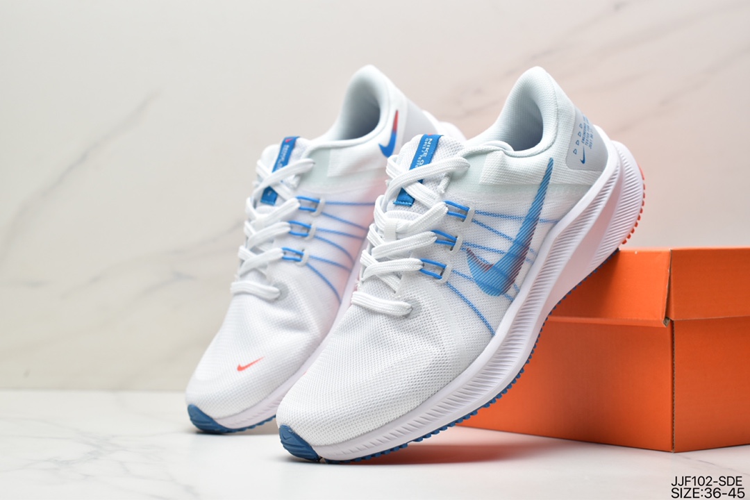 135 真标耐克Nike Zoom Quest 4 探索者4代贾卡轻质透气休闲运动跑步鞋DA1105