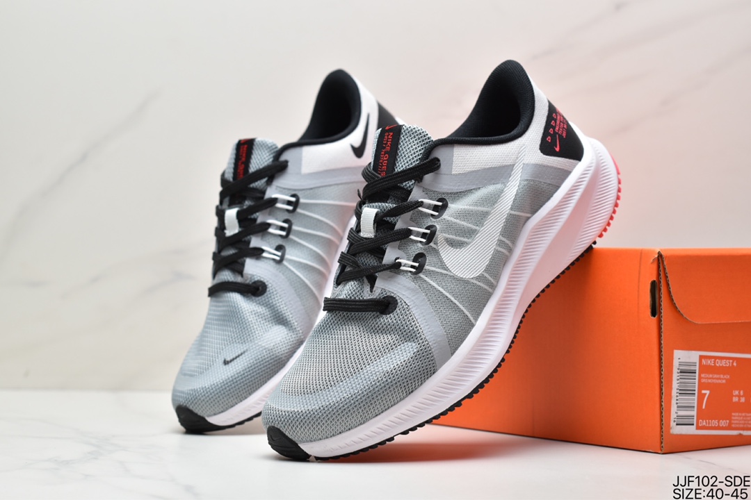 135 真标耐克Nike Zoom Quest 4 探索者4代贾卡轻质透气休闲运动跑步鞋DA1105