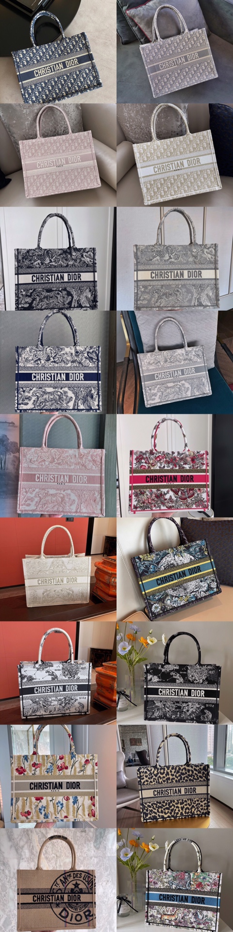 Dior Book Tote Handbags Tote Bags