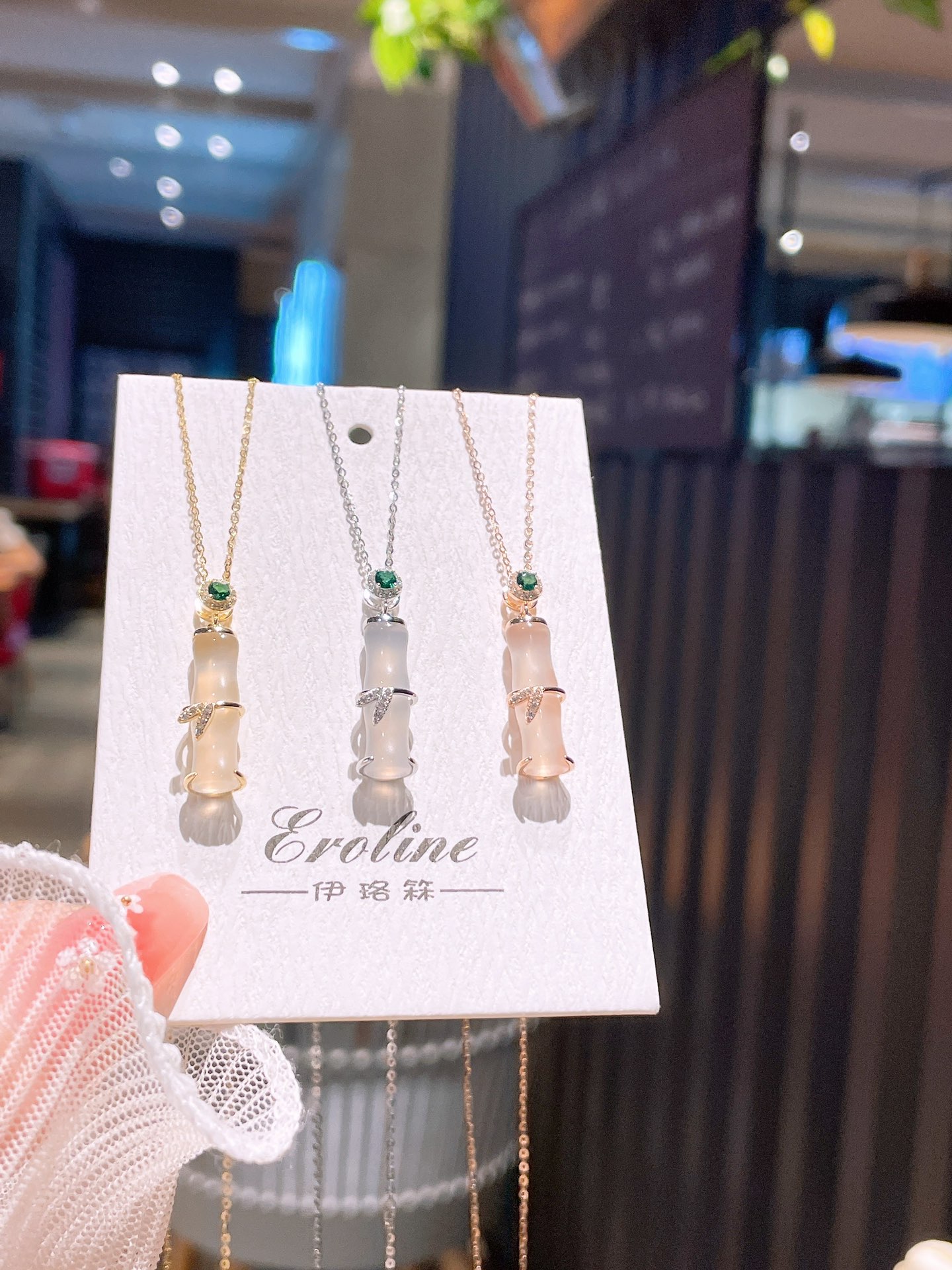 韓国風925シルバーネックレスシルバー 年次パーティー