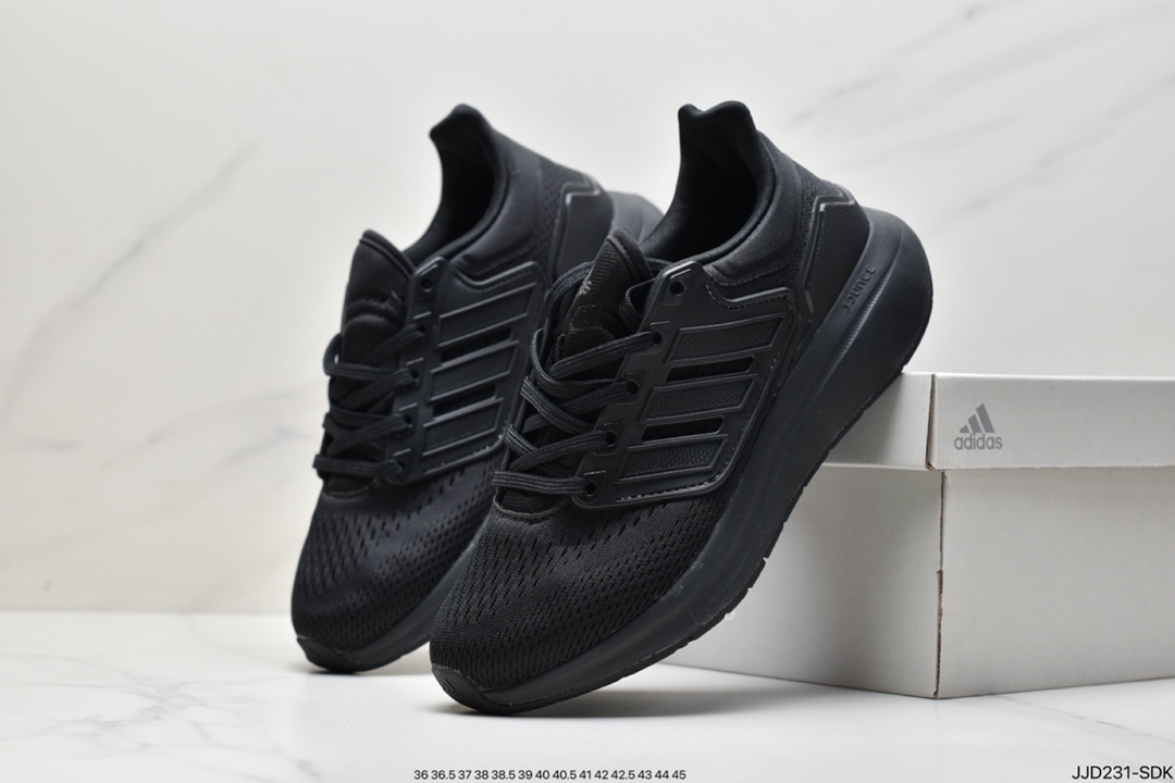 Adidas EQ21 RUN retro running shoes are made of full mesh fabric