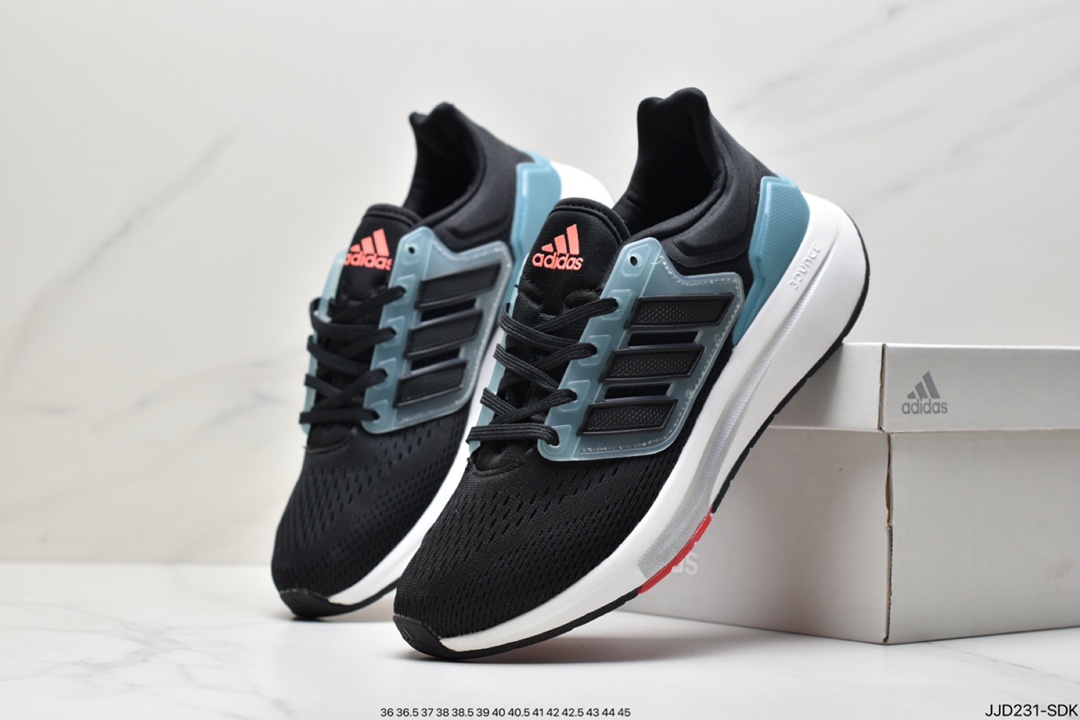 Adidas EQ21 RUN retro running shoes are made of full mesh fabric