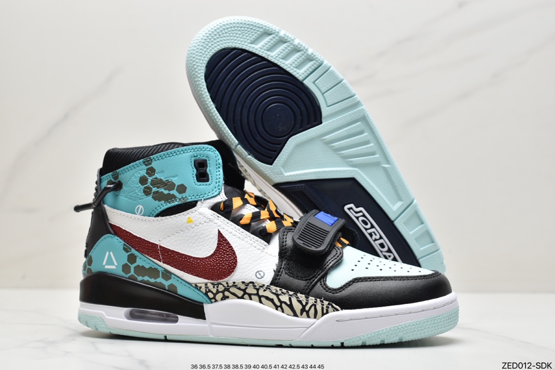 乔丹Air Jordan Legacy 三合一312 有着交错结合的设计 乔丹Air Jordan Legacy 三合一312 有着交错结合的设计