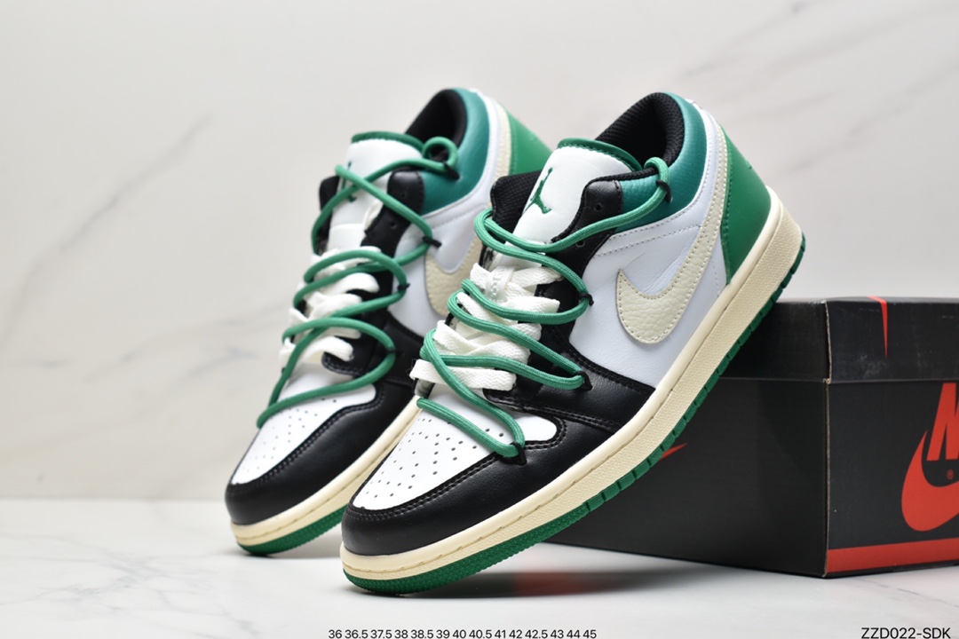 Nike Air Jordan 1 Low”Pine Green”AJ1乔丹一代低帮经典复古文化休闲运动篮球鞋 553558-129
