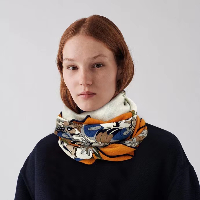 Hermes Scarf At Cheap Price
 Printing Cashmere Silk