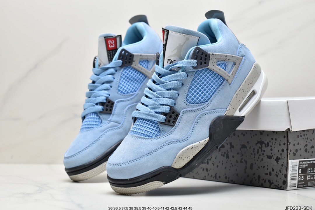 Air Jordan 4 Retro 黑猫 AJ4 乔丹4代 aj4 乔4 全黑 CU1110-010