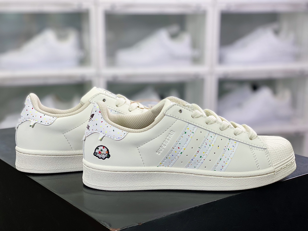 [Adidas Originals Series]Adidas Clover Originals Superstar W "BeigeDessert" C