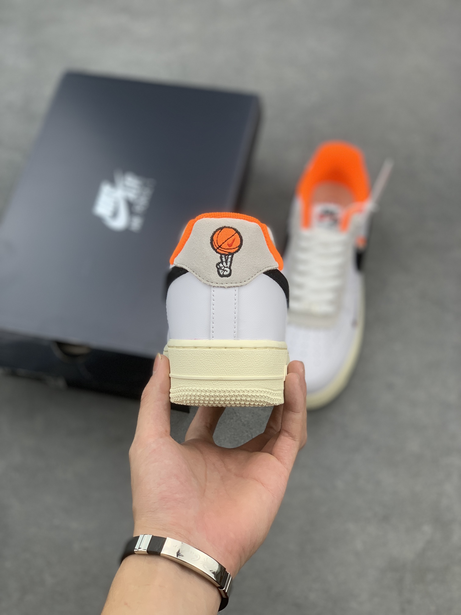 Nike Air Force 1 '07 Low White Black Orange Sneakers - Size 36-45 5 i1659554921 1723 3