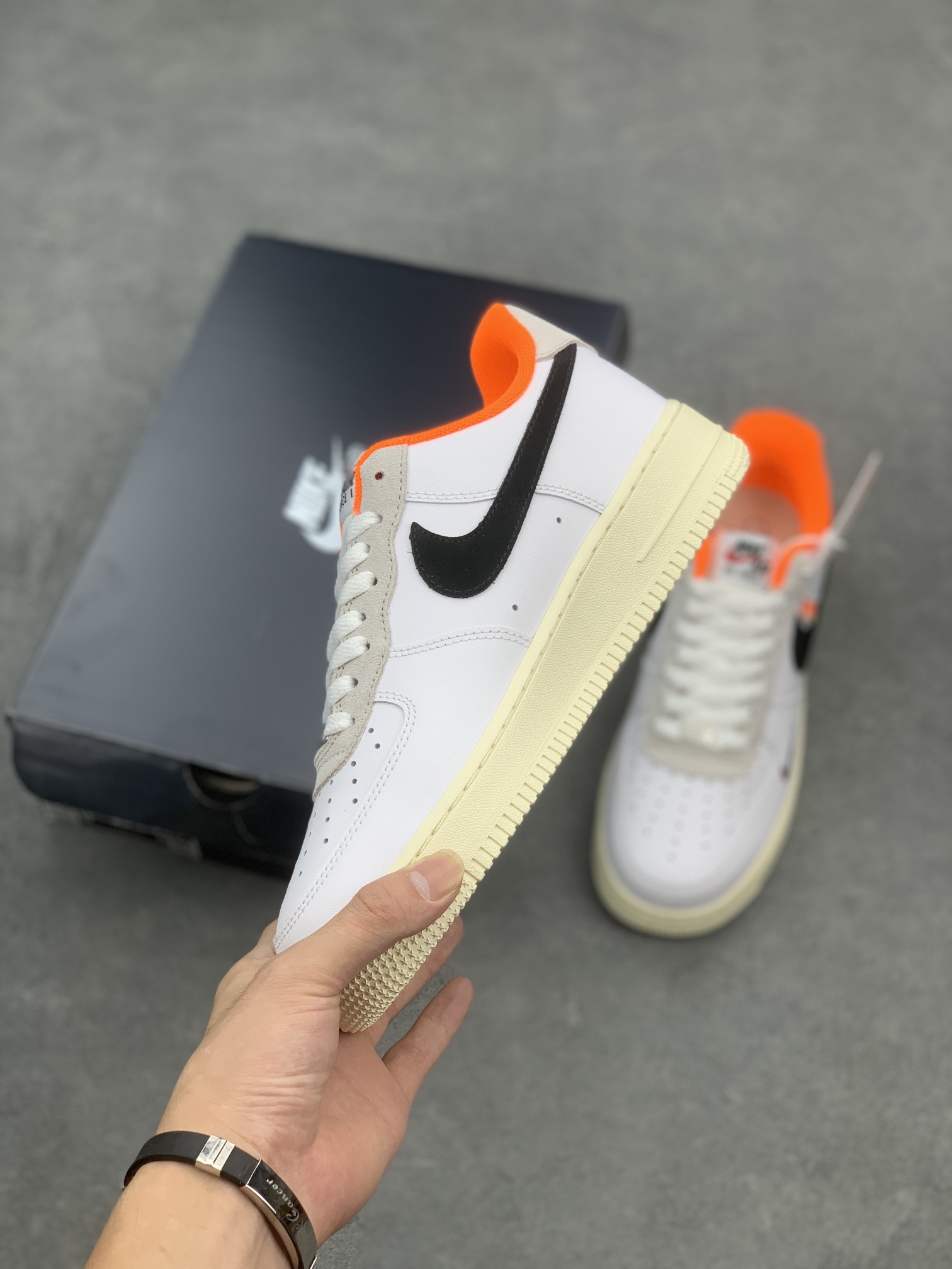 Nike Air Force 1 '07 Low White Black Orange Sneakers - Size 36-45 4 i1659554921 3168 2