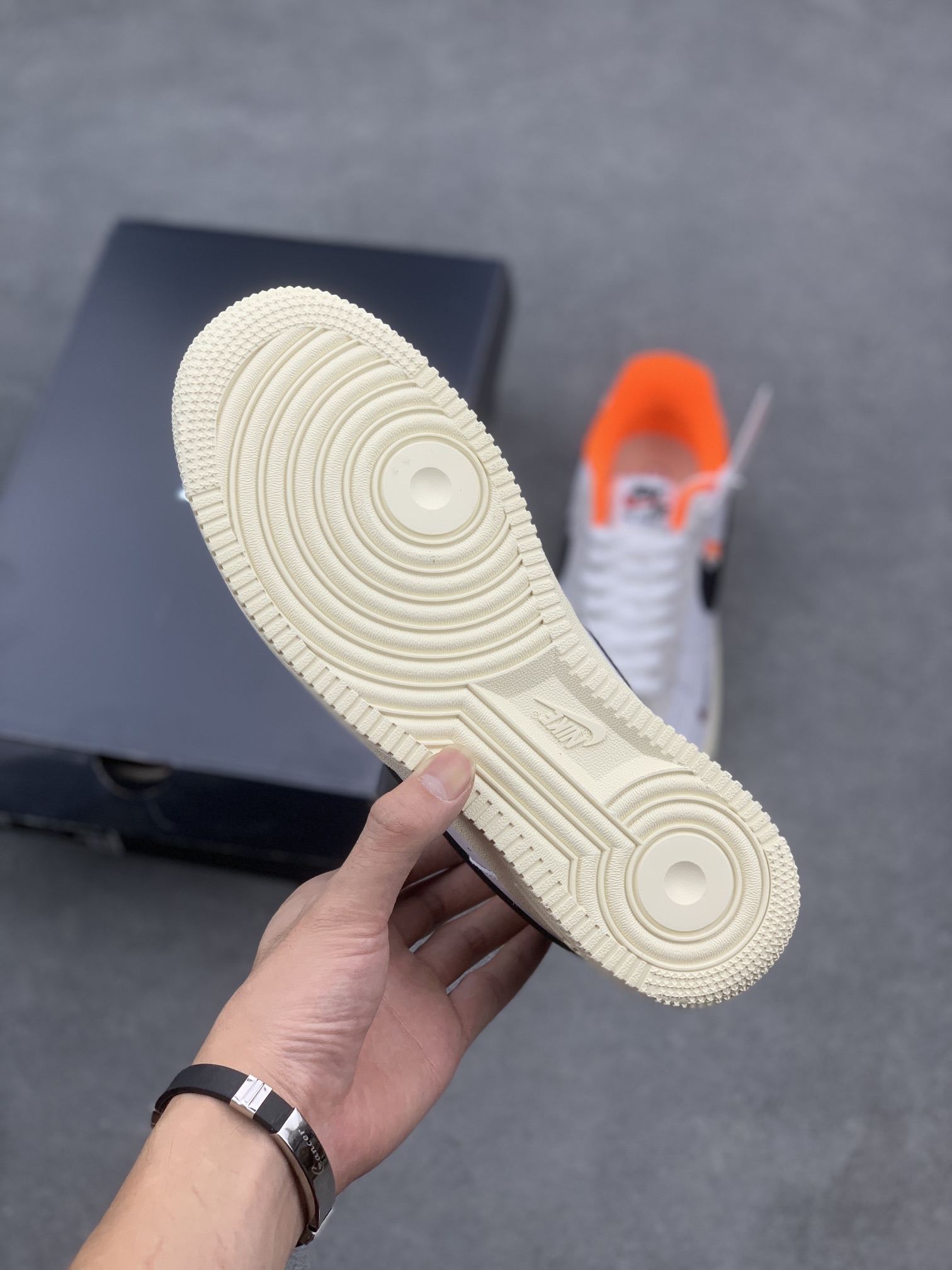 Nike Air Force 1 '07 Low White Black Orange Sneakers - Size 36-45 7 i1659554921 9780 5