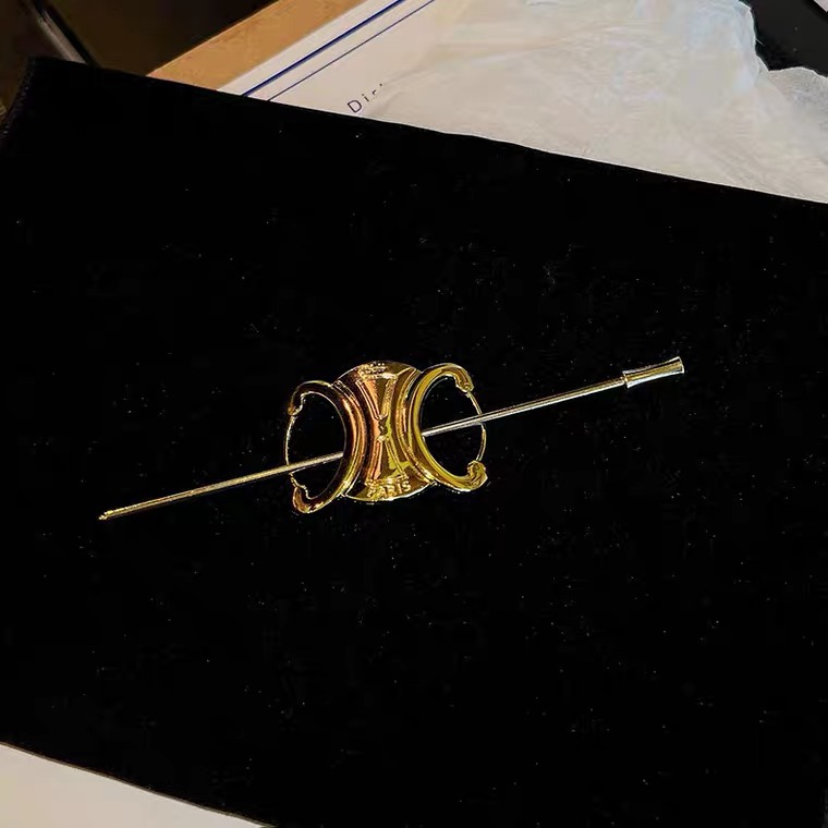 Celine New Chunky Hairpin: Oversized Tortoiseshell Acetate Design 12 i1659589111 334 0