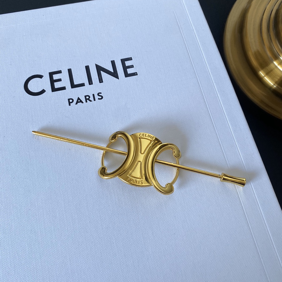Celine New Chunky Hairpin: Oversized Tortoiseshell Acetate Design 14 i1659589661 3475 0