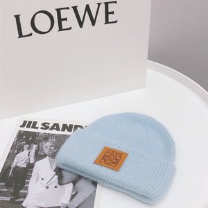 Loewe Hats Knitted Hat Unisex Cotton Knitting Wool Fashion