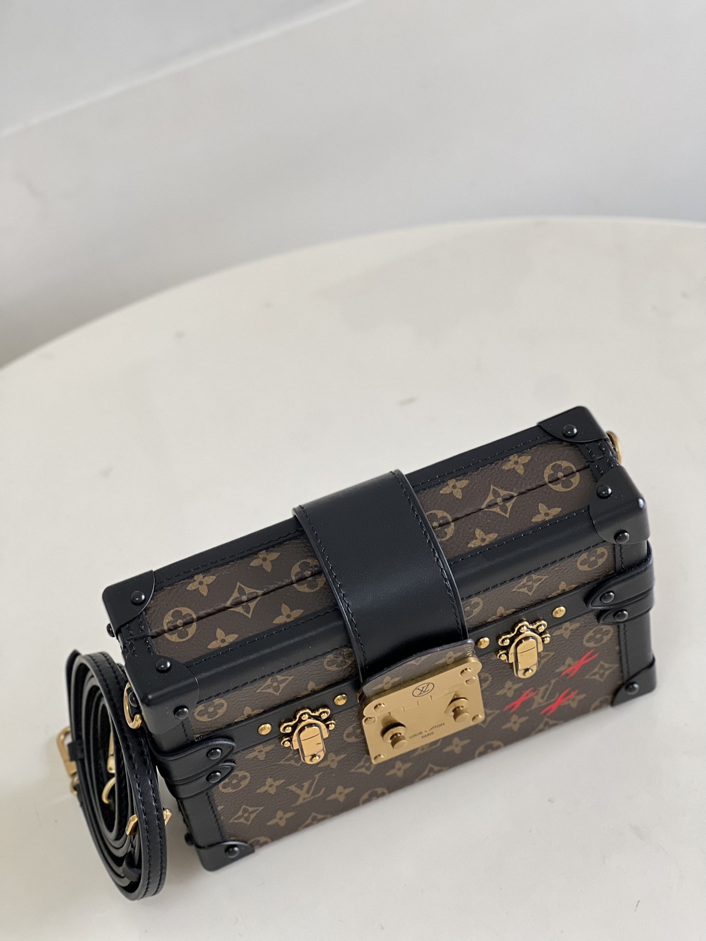 顶级原单M40199古金老花全新回馈M40273纯钢复古五金盒子PETITEMALLE-时装走秀款全新欧