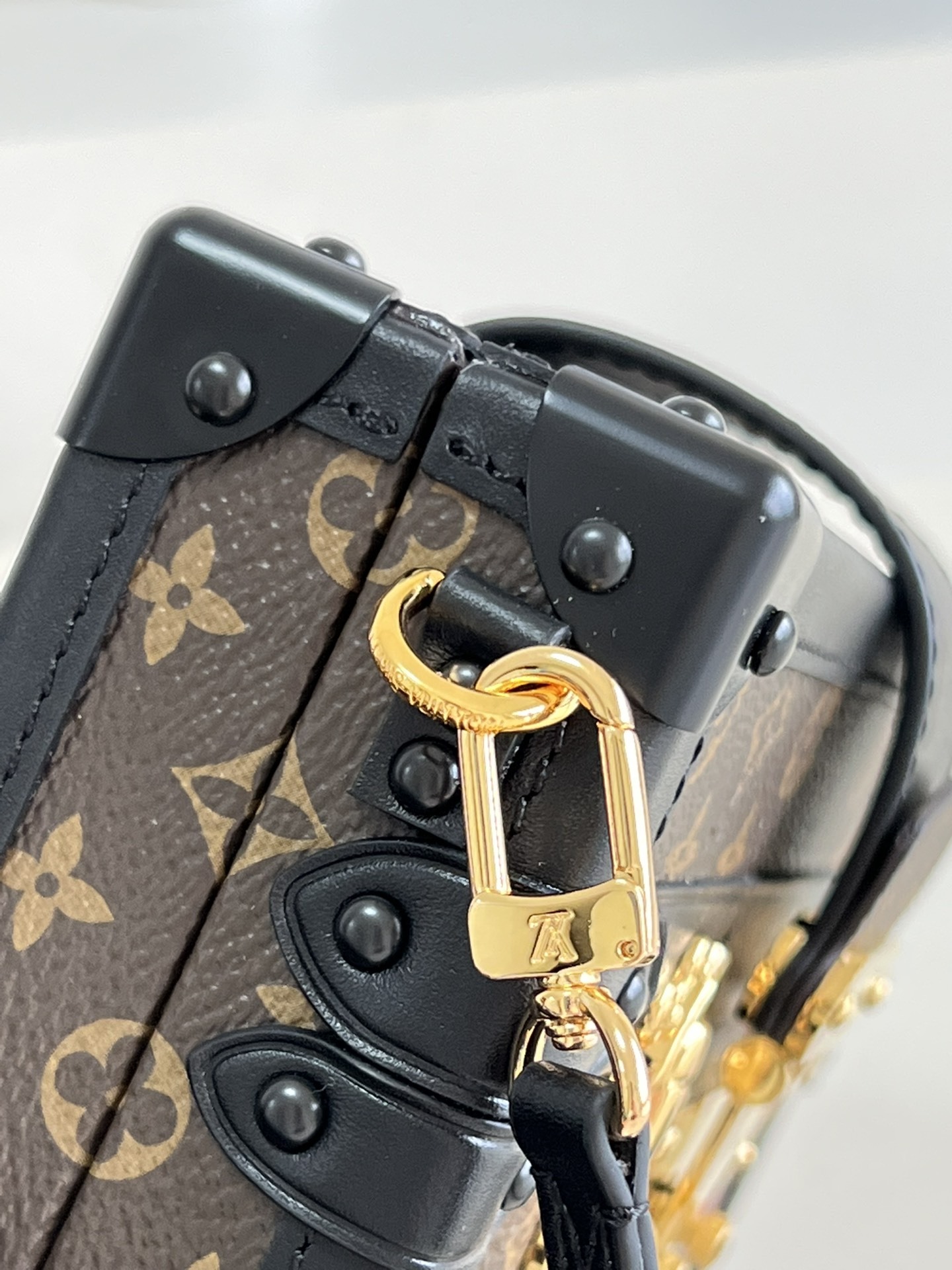 顶级原单M40273亮金老花全新回馈M40199纯钢亮面五金盒子PETITEMALLE-时装走秀款全新欧