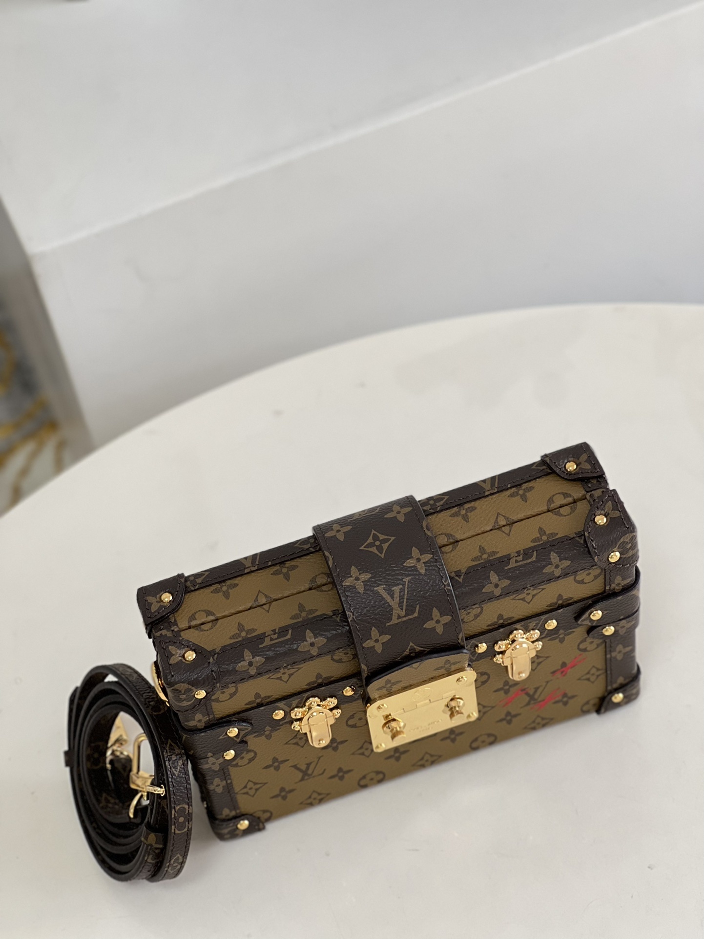 顶级原单M45960亮金黄花️全新回馈M40273纯钢亮面五金盒子PETITEMALLE-时装走秀款全新