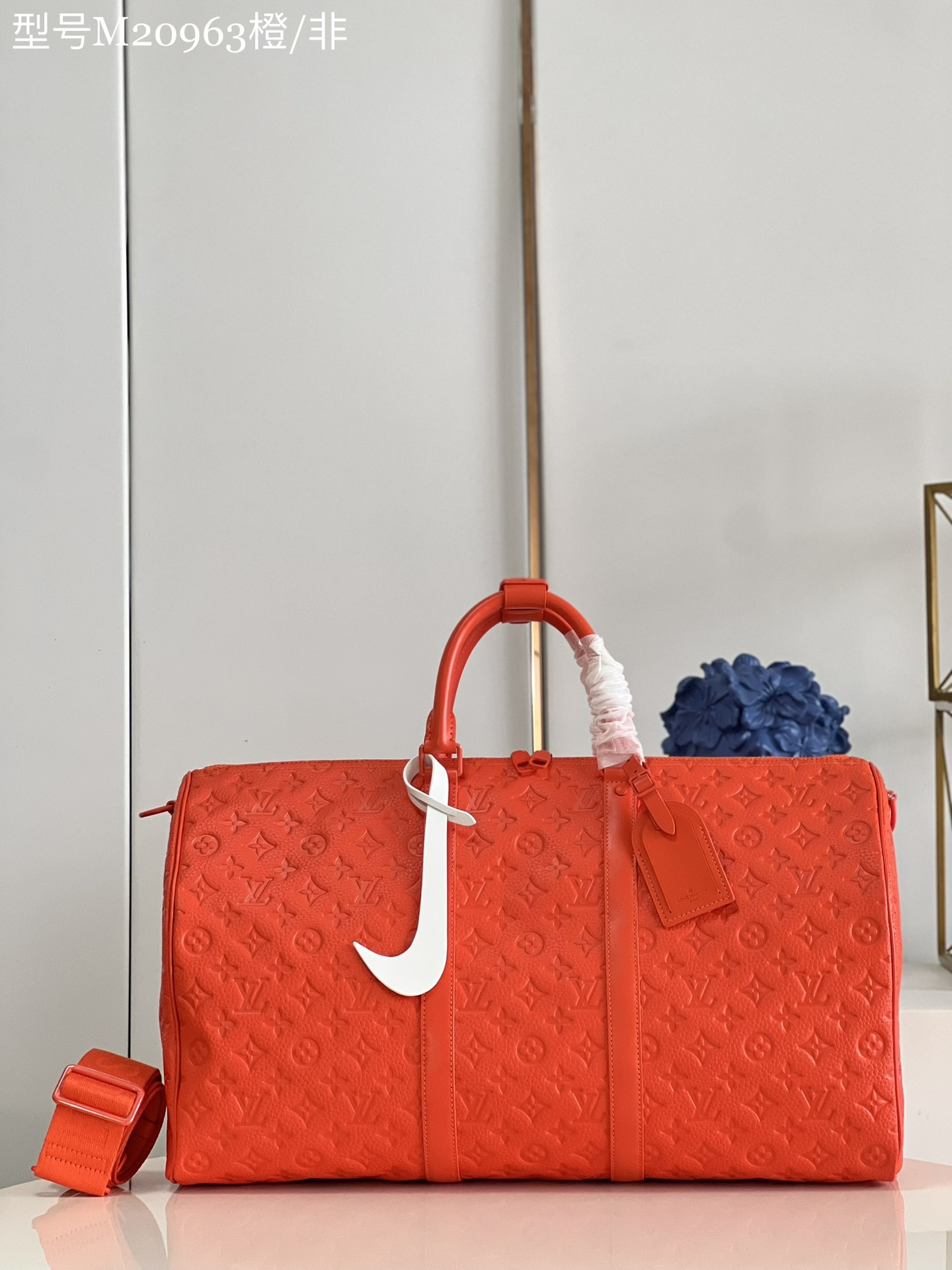 Louis Vuitton LV Keepall Travel Bags Top Quality Website
 Orange Taurillon Summer Collection M20963