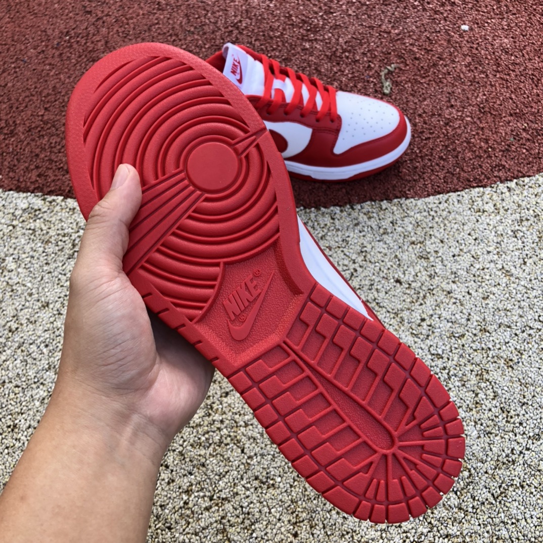 Dunk白红low尺码36-47.5NikeDunkLowSP“UniversityRed”白红低帮滑板