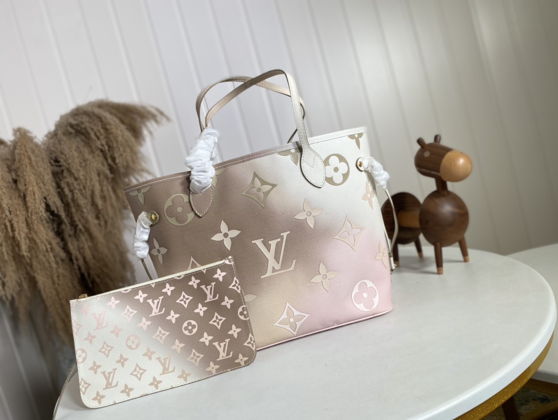 Louis Vuitton LV Neverfull Bags Handbags Printing Monogram Canvas Spring Collection M59859