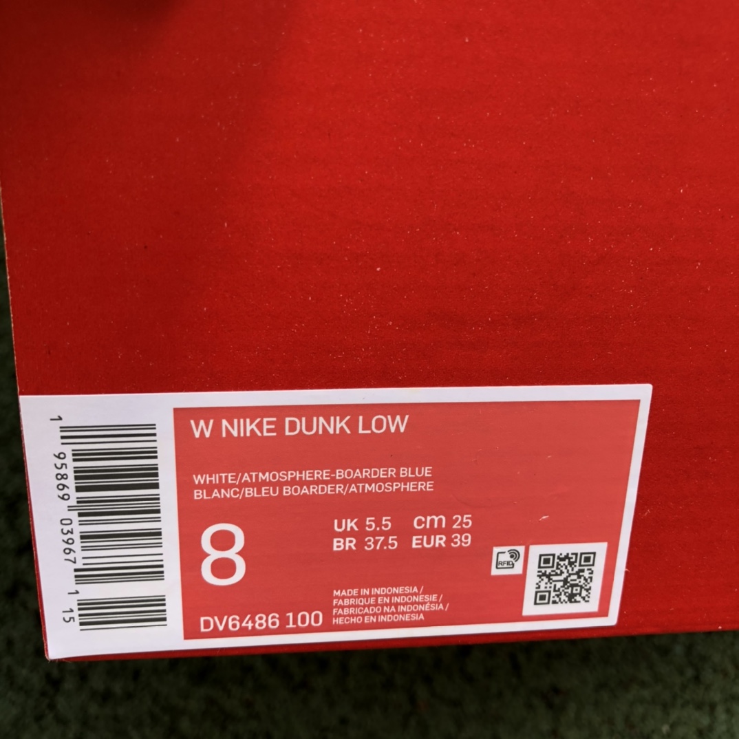 Nike Dunk Low 白灰蓝 低帮运动休闲板鞋 DV6486-100