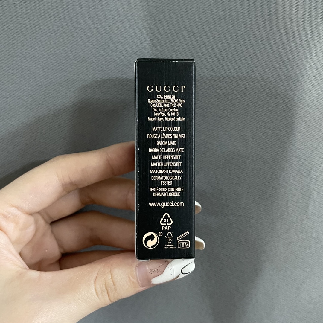 66！高质量古驰金管哑光口红！色号：25-208-308-500-501-502-504-505-506-509-204-210-217-312-519！