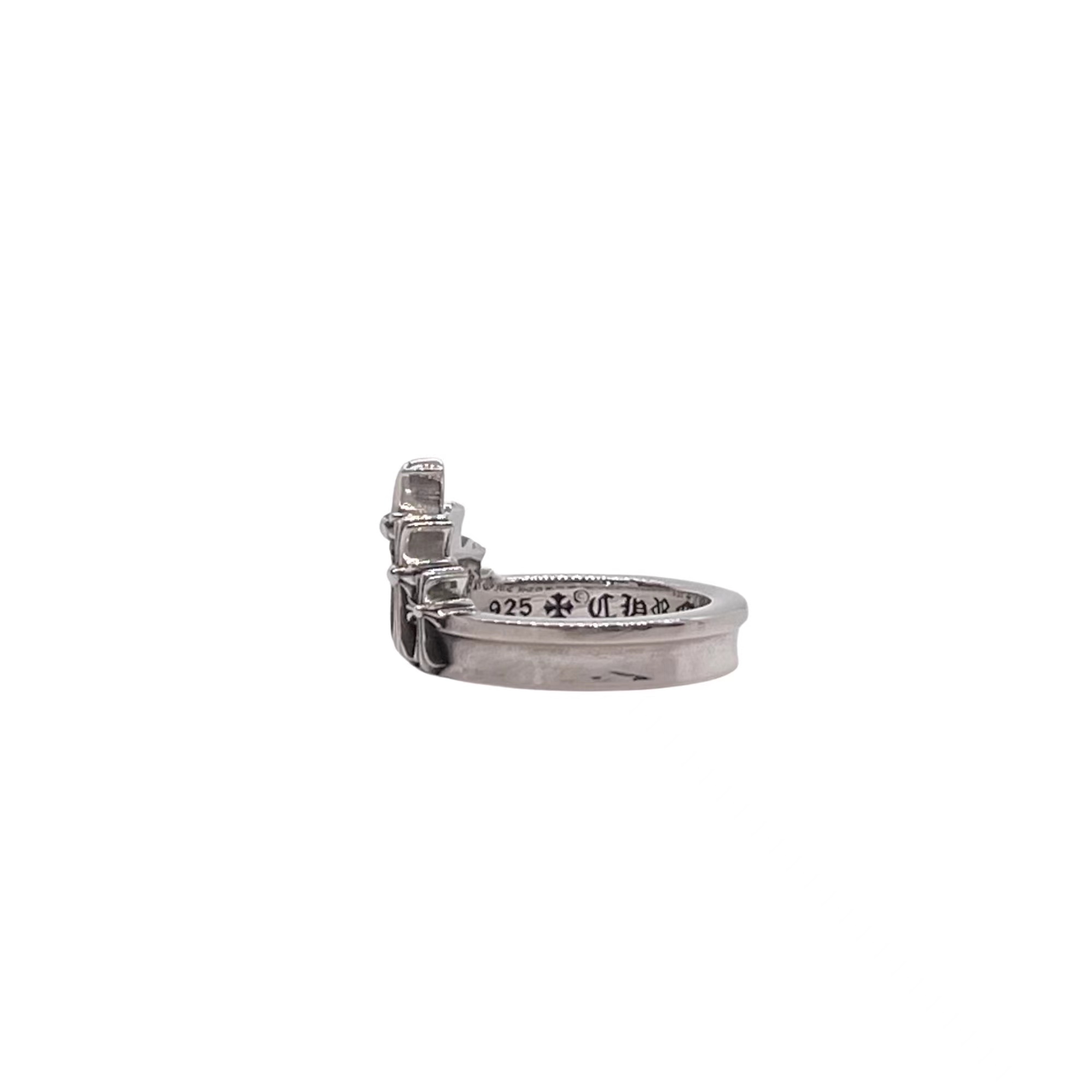 Chrome Hearts 𝐡𝐞𝐚𝐫𝐭𝐬克罗心 皇冠十字花戒